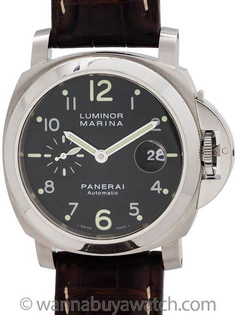 panerai pam 164 luminor marina automatic|Panerai Luminor marina automatic price.